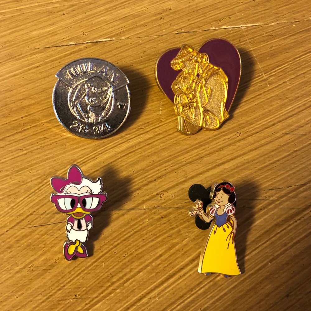 Disney pins all together